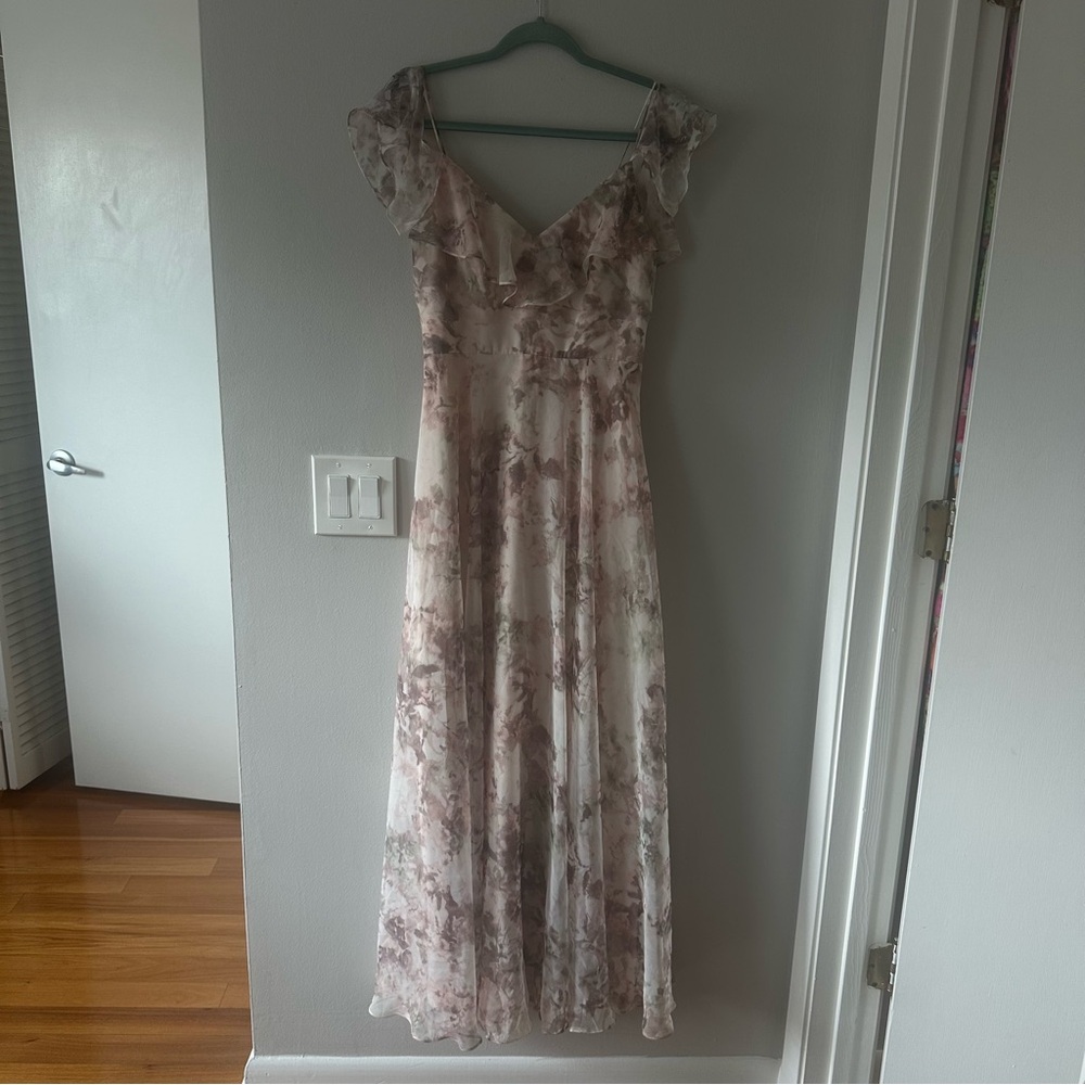 BHLDN Jenny Yoo Nyla Lavender Watercolor Dress
